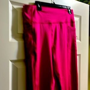 Victoria’s Secret hot pink Leggins, extra large polyester and elastic